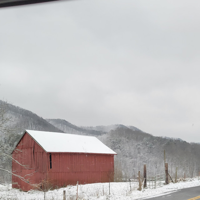 "Countryside Winter" stock image
