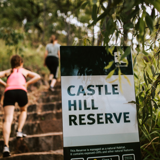 "Castle Hill track" stock image