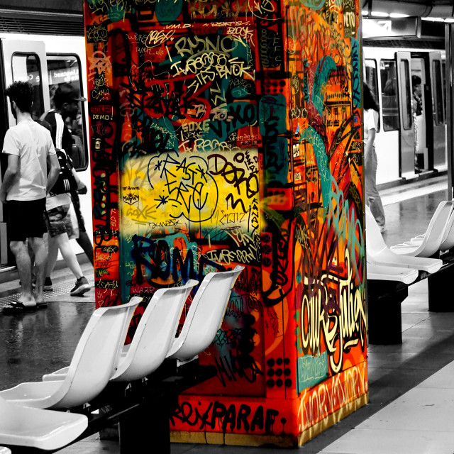 "Colours in the gray" by Amit Mendelsohn - £50.00 "Colours in the gray" stock image