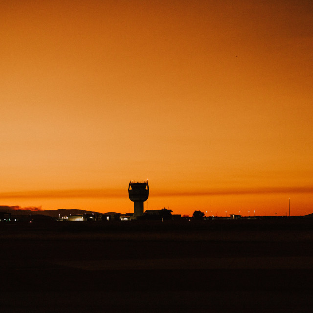 "Airport Tower" stock image