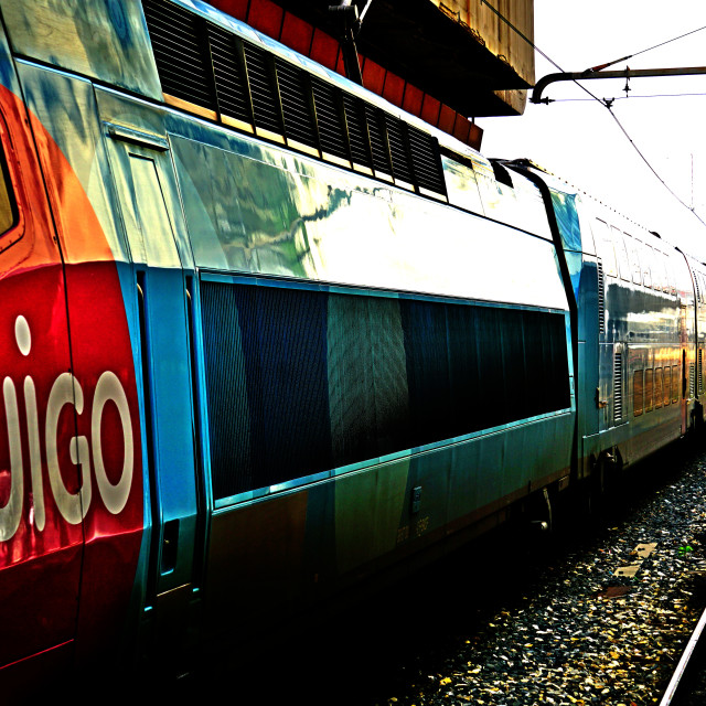 "Long train" by Amit Mendelsohn - $48.98 "Long train" stock image