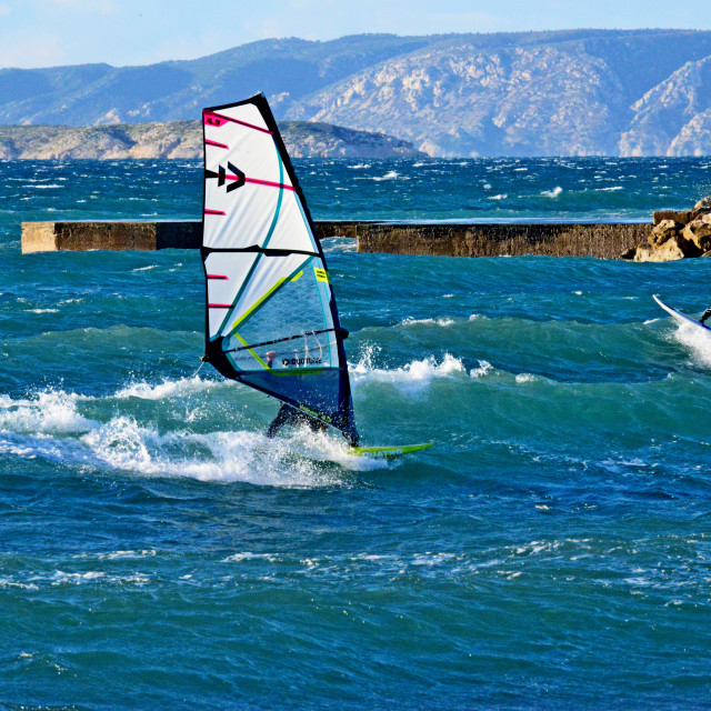 "wind surfers" by Amit Mendelsohn - $48.98 "wind surfers" stock image