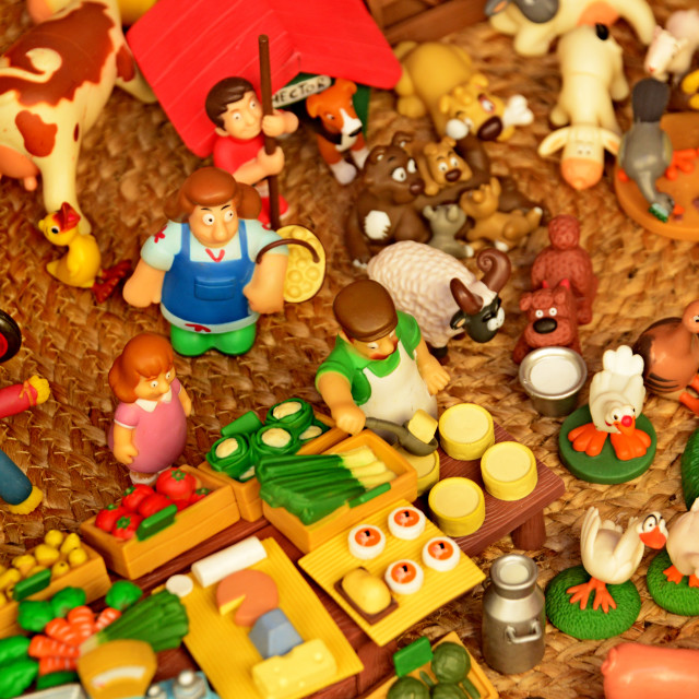 "miniature toys" by Amit Mendelsohn - $48.98 "miniature toys" stock image