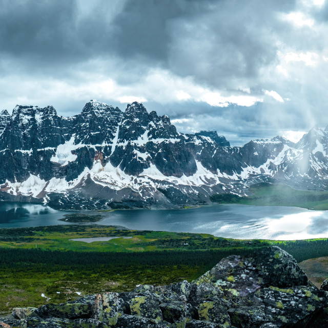 "Tonquin Valley from Mt Clitheroe" by Adam Price - $12.26 "Tonquin Valley from Mt Clitheroe" stock image