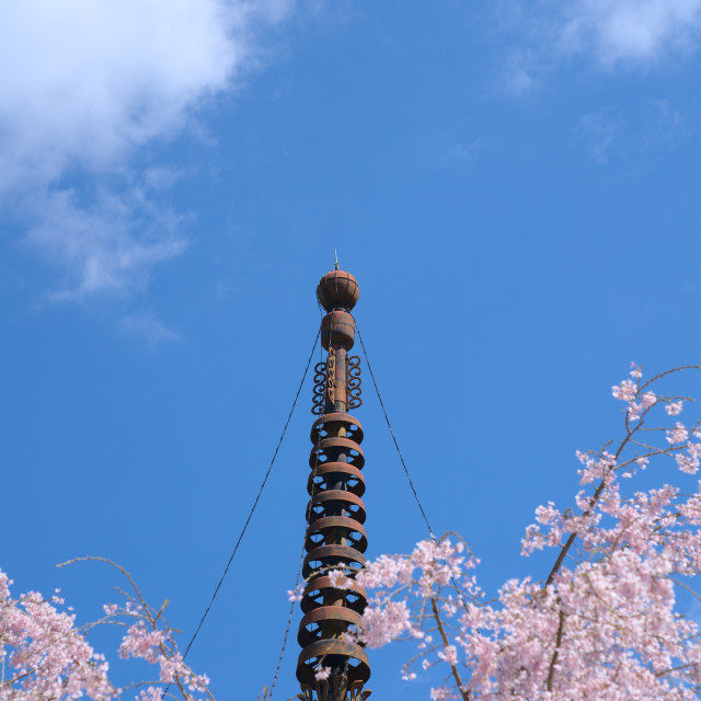 "Stupa and Sky 1" stock image