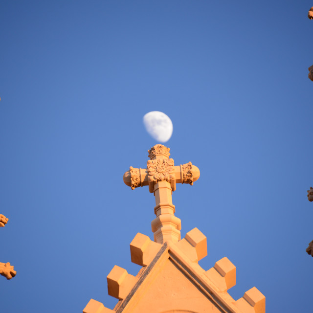 "Across the moon" by Amit Mendelsohn - £50.00 "Across the moon" stock image