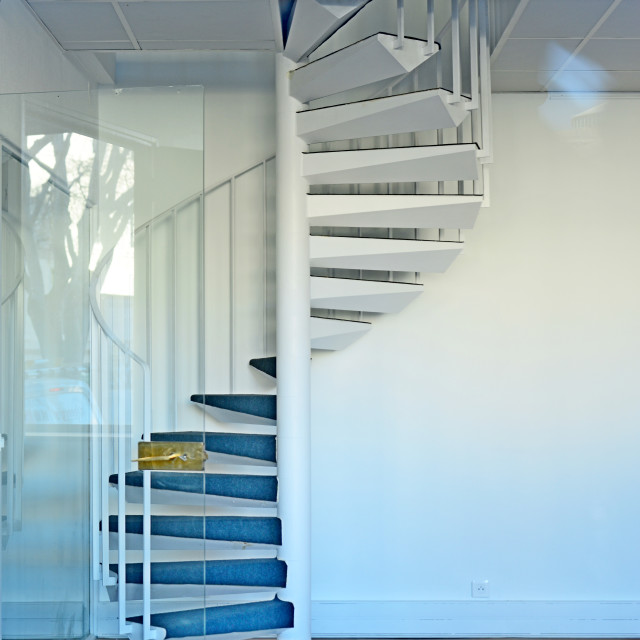 "white steps" by Amit Mendelsohn - £50.00 "white steps" stock image