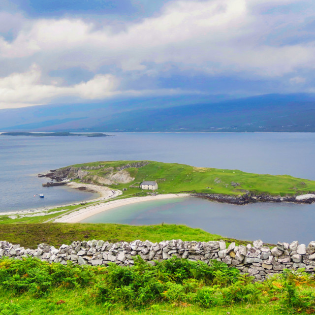 "Ard Neakie peninsula on Loch Eriboll" stock image