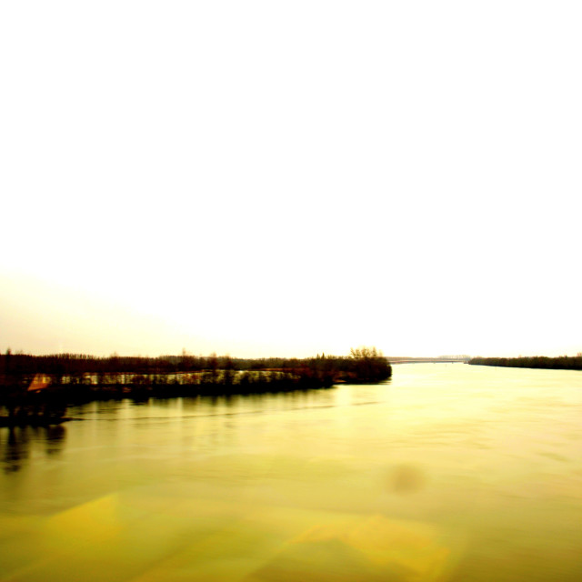 "yellow river" by Amit Mendelsohn - £50.00 "yellow river" stock image