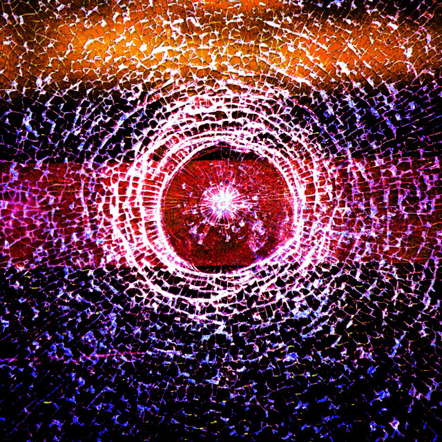 "Broken glass" by Amit Mendelsohn - £50.00 "Broken glass" stock image