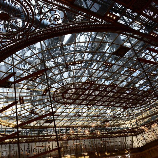 "mechanical ceiling" by Amit Mendelsohn - £50.00 "mechanical ceiling" stock image