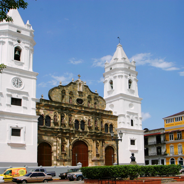 "La Catedral Basilica" stock image