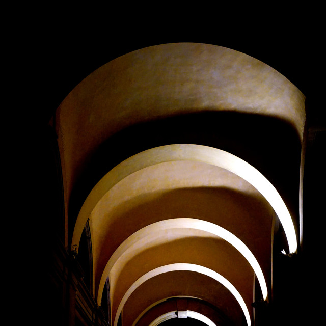 "Corridor arcs" by Amit Mendelsohn - £50.00 "Corridor arcs" stock image