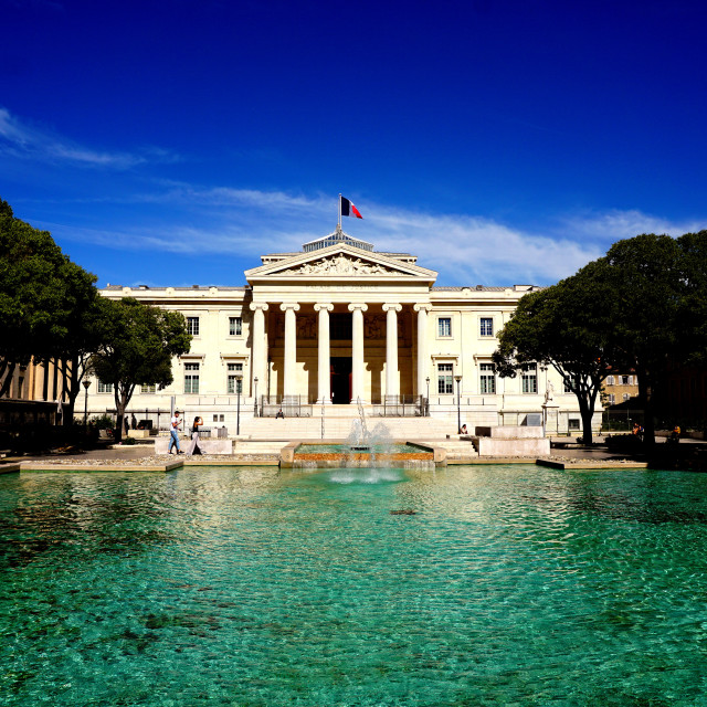 "Marseille's court" by Amit Mendelsohn - £50.00 "Marseille's court" stock image