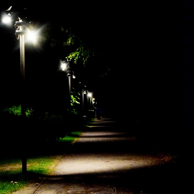 "Walkway in Haverford college" by Amit Mendelsohn - £50.00 "Walkway in Haverford college" stock image