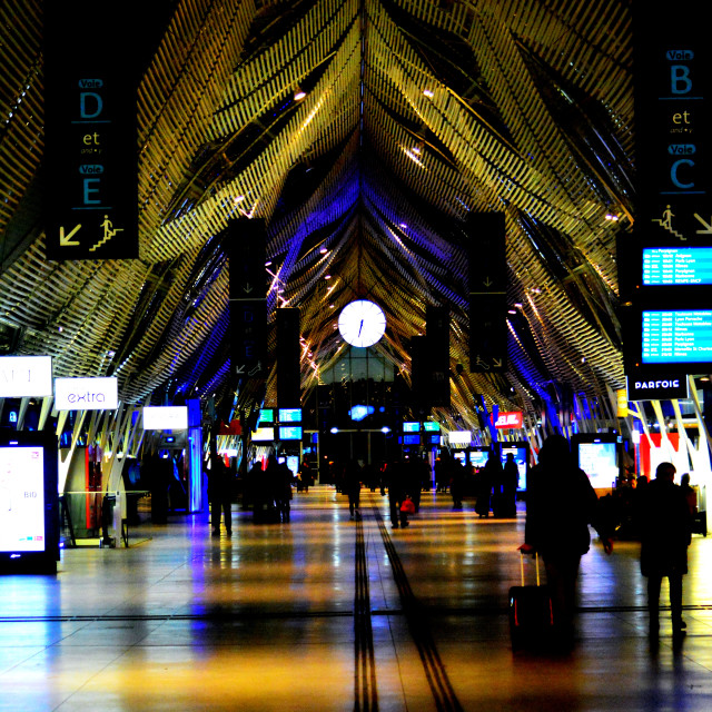 "Train station Montpelier" by Amit Mendelsohn - £50.00 "Train station Montpelier" stock image