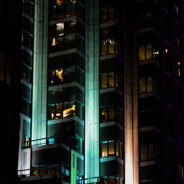 "light over the sky scrapper" by Amit Mendelsohn - £50.00 "light over the sky scrapper" stock image
