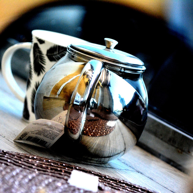 "A tea pot" by Amit Mendelsohn - £50.00 "A tea pot" stock image