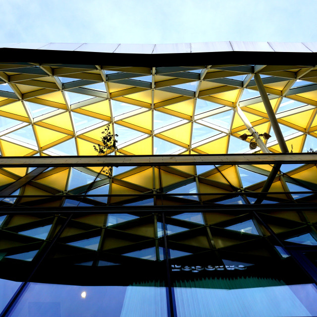 "Reflecting roof" by Amit Mendelsohn - £50.00 "Reflecting roof" stock image