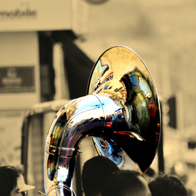 "The tuba" by Amit Mendelsohn - £50.00 "The tuba" stock image