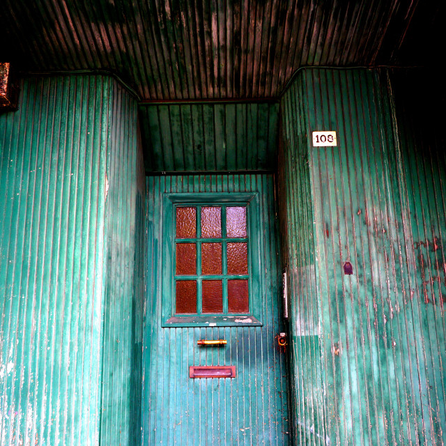 "Green hut" by Amit Mendelsohn - £50.00 "Green hut" stock image