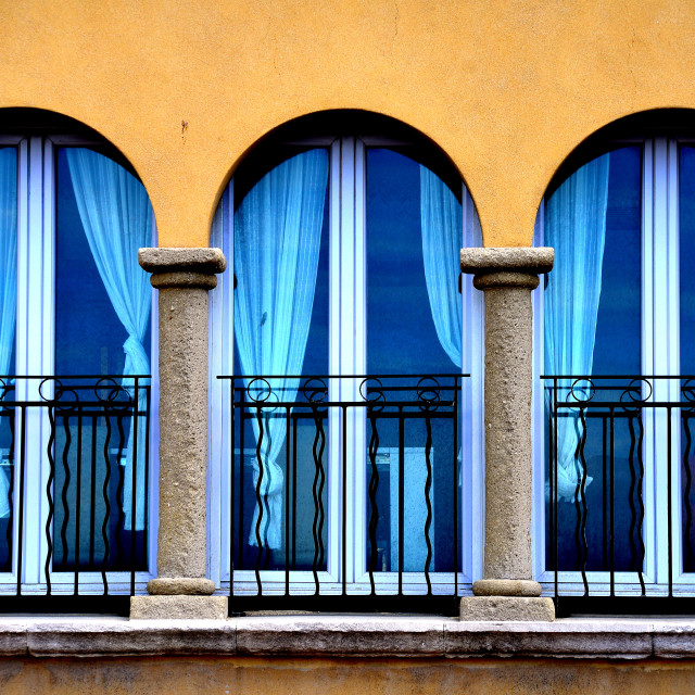 "3 Windows" by Amit Mendelsohn - £50.00 "3 Windows" stock image