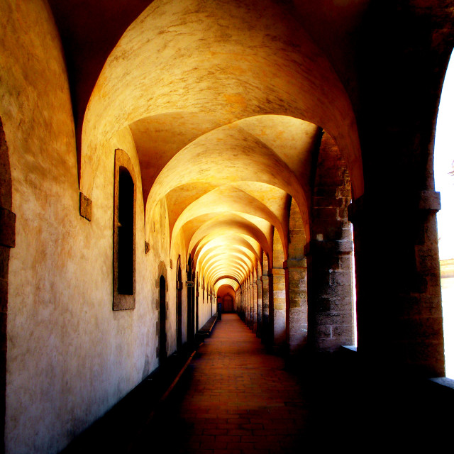 "The corridor of la vielle charite" by Amit Mendelsohn - £50.00 "The corridor of la vielle charite" stock image