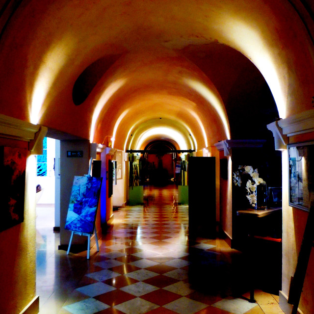 "A corridor of a museum" by Amit Mendelsohn - £50.00 "A corridor of a museum" stock image