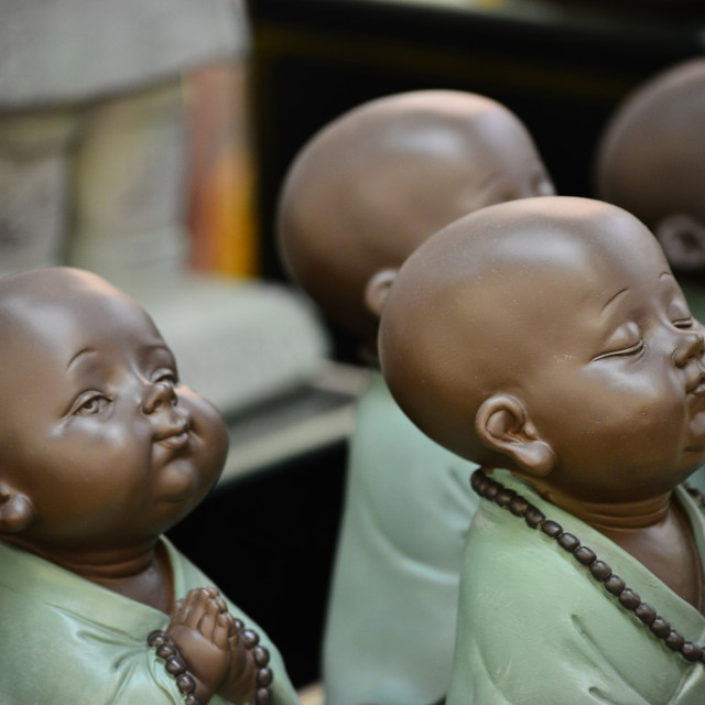 "Buddha babies" by Amit Mendelsohn - £50.00 "Buddha babies" stock image