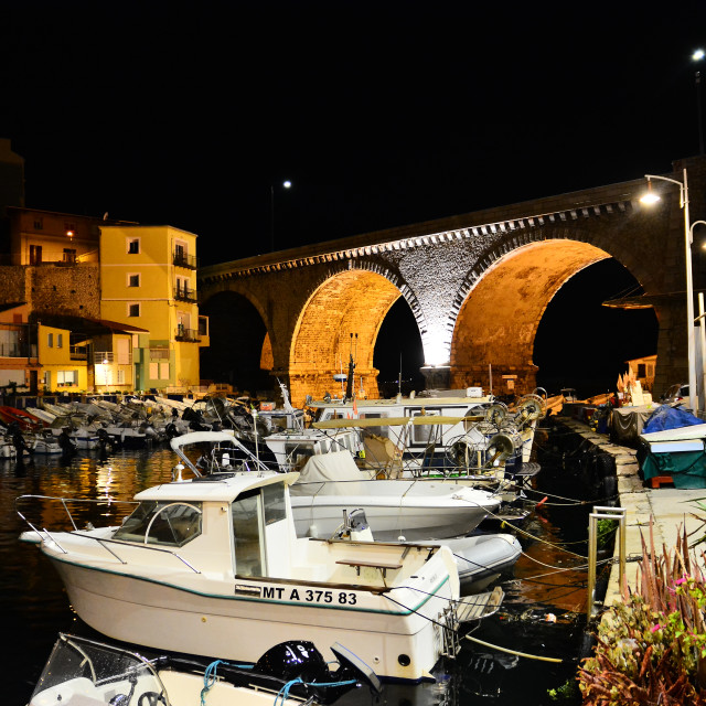 "Vallon des auffes - the bridge" by Amit Mendelsohn - £50.00 "Vallon des auffes - the bridge" stock image