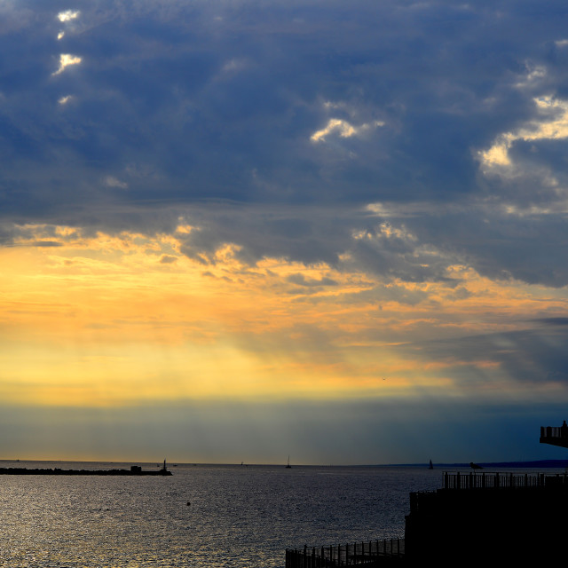 "Sunset 1" by Amit Mendelsohn - £50.00 "Sunset 1" stock image