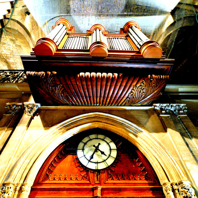 "The organ of st. victor" by Amit Mendelsohn - £50.00 "The organ of st. victor" stock image