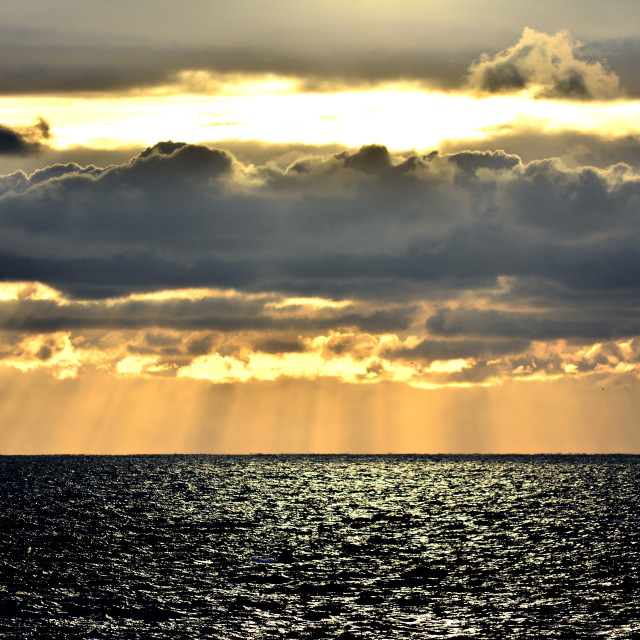 "Sunset 3" by Amit Mendelsohn - £50.00 "Sunset 3" stock image