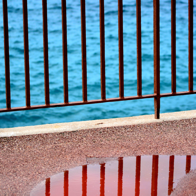 "Bars reflected" by Amit Mendelsohn - £50.00 "Bars reflected" stock image