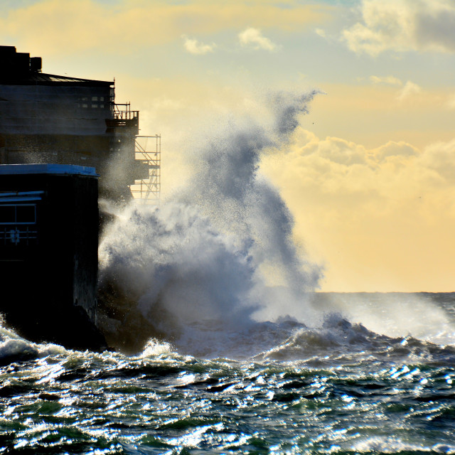 "A huge wave" by Amit Mendelsohn - £50.00 "A huge wave" stock image