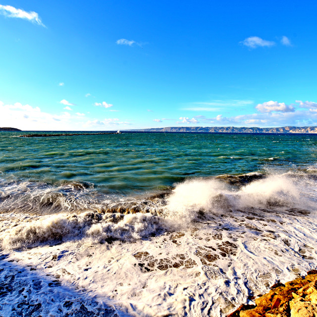 "View from the beach" by Amit Mendelsohn - £50.00 "View from the beach" stock image