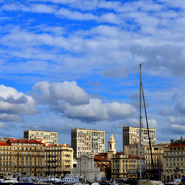 "A view over Marseille" by Amit Mendelsohn - £50.00 "A view over Marseille" stock image