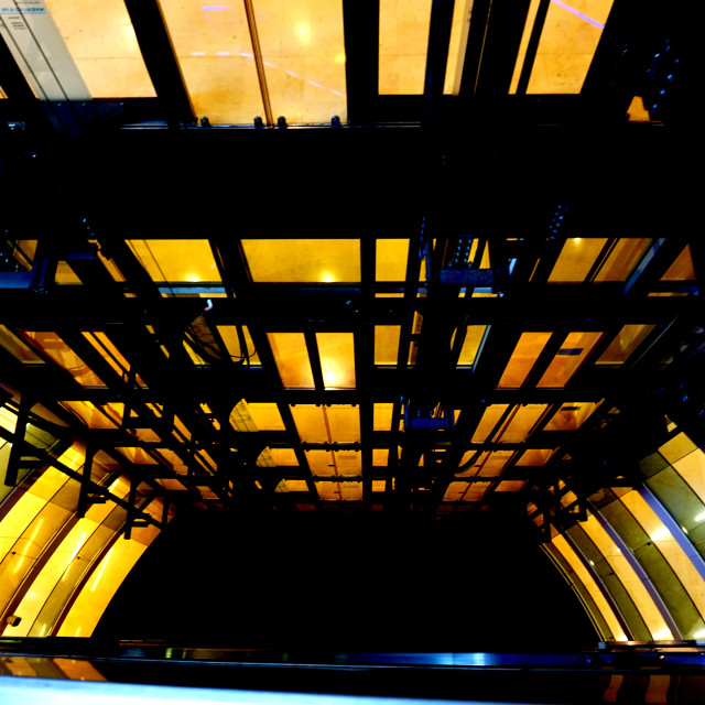 "The Lifts" by Amit Mendelsohn - £50.00 "The Lifts" stock image
