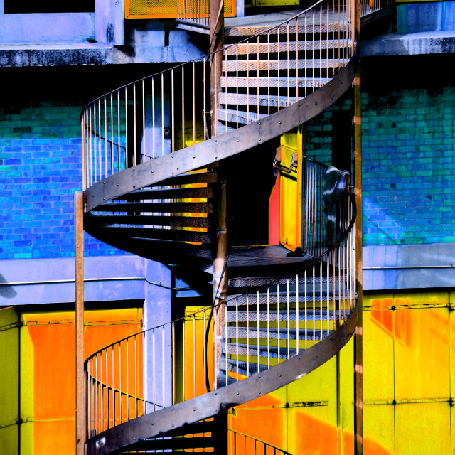 "spiral staircase" by Amit Mendelsohn - £50.00 "spiral staircase" stock image