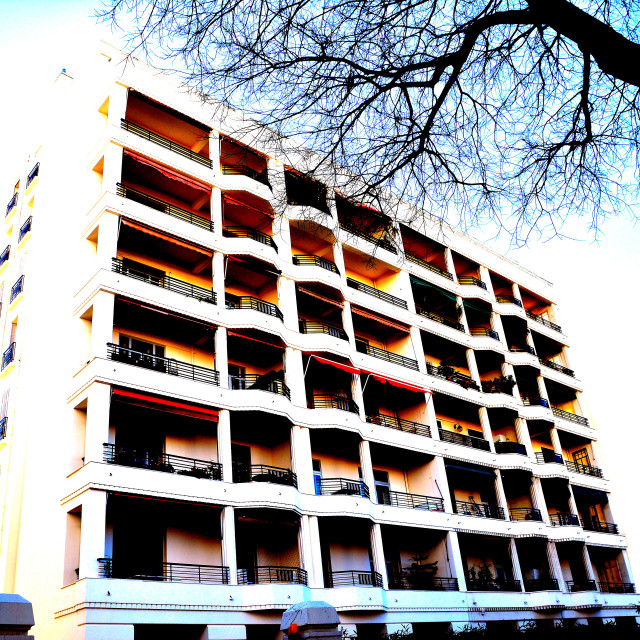 "A building" by Amit Mendelsohn - £50.00 "A building" stock image