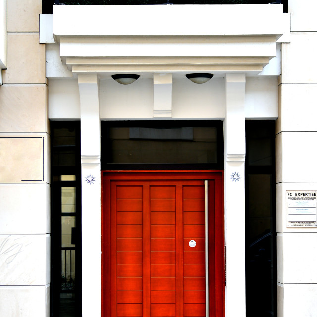"Classy entrance door" by Amit Mendelsohn - £50.00 "Classy entrance door" stock image