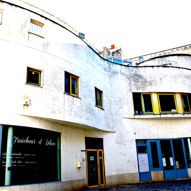 "Bauhaus in Arles" by Amit Mendelsohn - £50.00 "Bauhaus in Arles" stock image