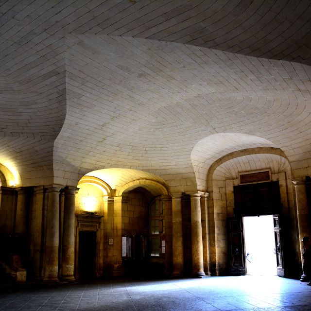 "Arles - city hall entrance hall" by Amit Mendelsohn - £50.00 "Arles - city hall entrance hall" stock image