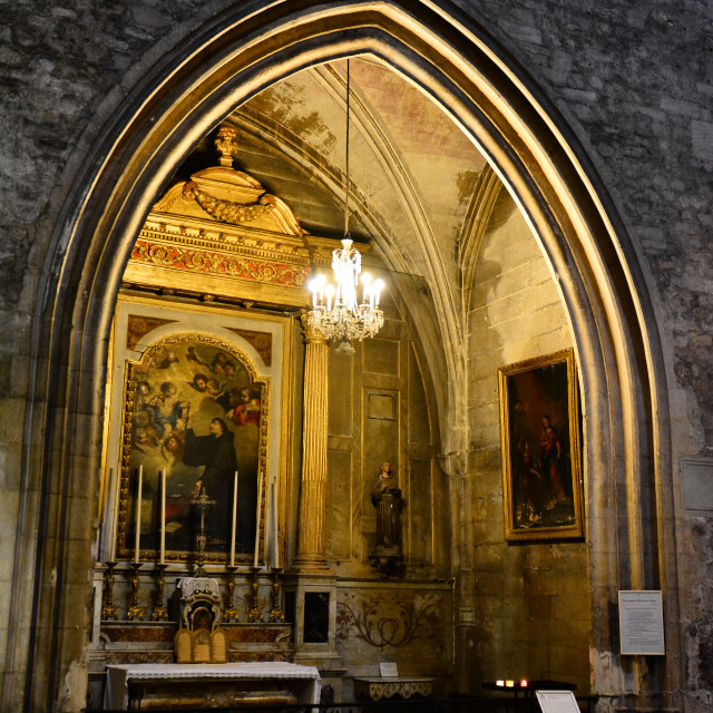 "Arles cathedral" by Amit Mendelsohn - £50.00 "Arles cathedral" stock image