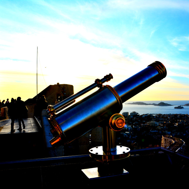 "The observatory of the notre dame de la garde" by Amit Mendelsohn - £50.00 "The observatory of the notre dame de la garde" stock image