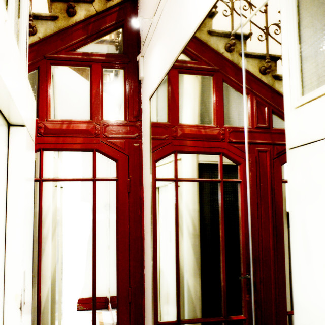 "Reflected steps" by Amit Mendelsohn - £50.00 "Reflected steps" stock image