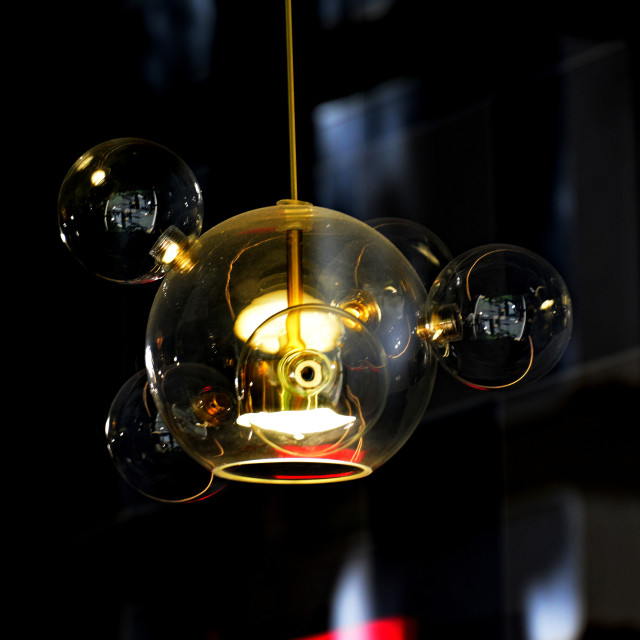 "Lamp tubbed" by Amit Mendelsohn - £50.00 "Lamp tubbed" stock image