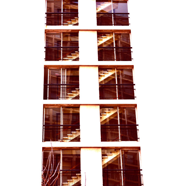 "Line of windows" by Amit Mendelsohn - £50.00 "Line of windows" stock image