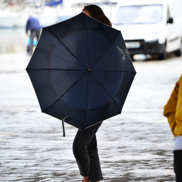 "Dancing in the rain" by Amit Mendelsohn - £50.00 "Dancing in the rain" stock image