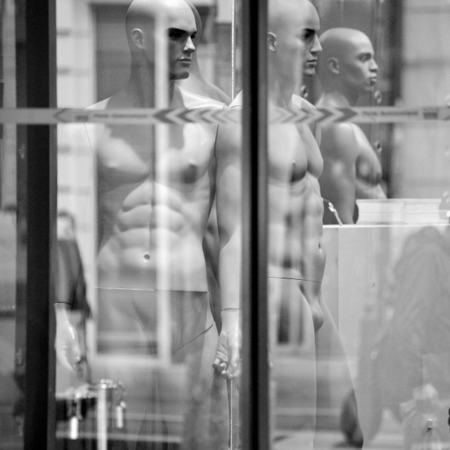 "Men" by Amit Mendelsohn - £50.00 "Men" stock image